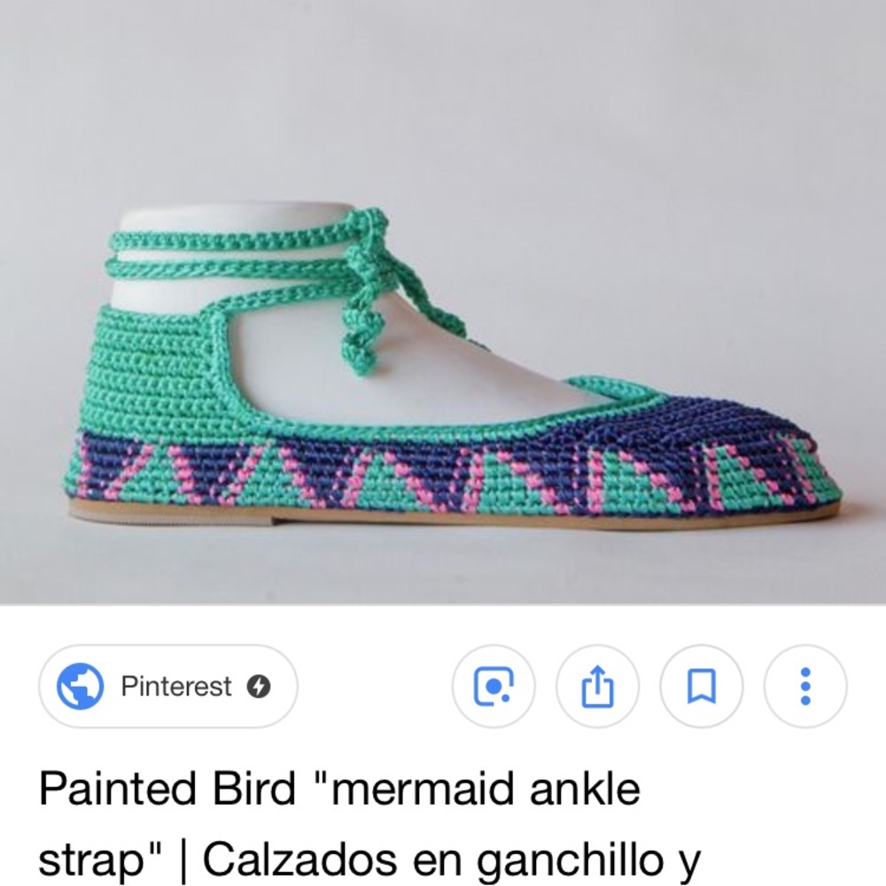 Anthropologie by painted bird flat shoes